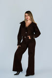 Gabardina Denim Chocolate