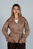 Gabardina Suede Ámbar Beige