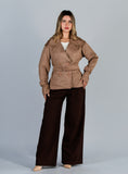 Gabardina Suede Ámbar Beige