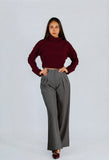 Tejido Aurora Burgundy