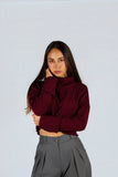 Tejido Aurora Burgundy