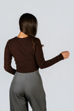 Tejido Cardigan Adeline Chocolate