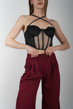 Corset Stardust Negro Brillo
