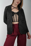 Corset Stardust Negro Brillo