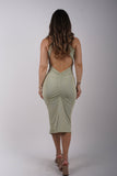 Vestido Coral Pistacho