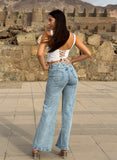 Jeans Wide Leg Confort Denim