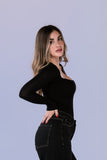 Top Viscosa Basico Negro