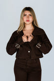 Gabardina Denim Chocolate