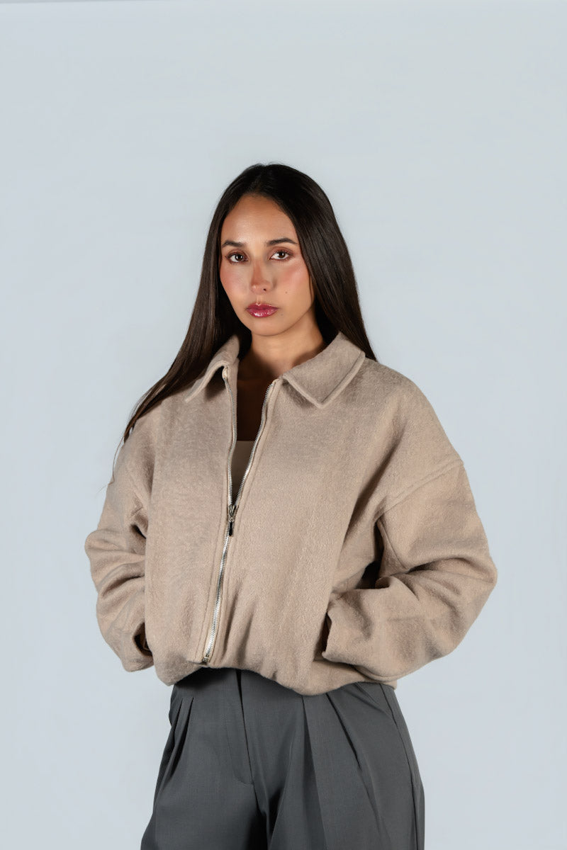 Chaqueta Baby Coat Beige