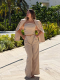 Pantalon Palazzo Kyoto Beige