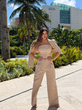 Pantalon Palazzo Kyoto Beige