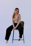Jeans Wide Leg Monaco Negro