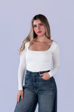 Top Viscosa Basico Blanco