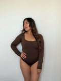 Body Sculpt Manga Larga Chocolate